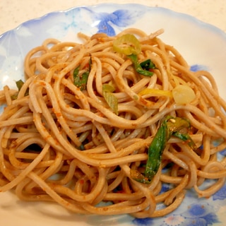 辛子明太子の焼き蕎麦